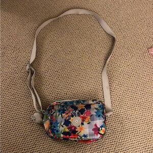 kipling flower shoulder bag